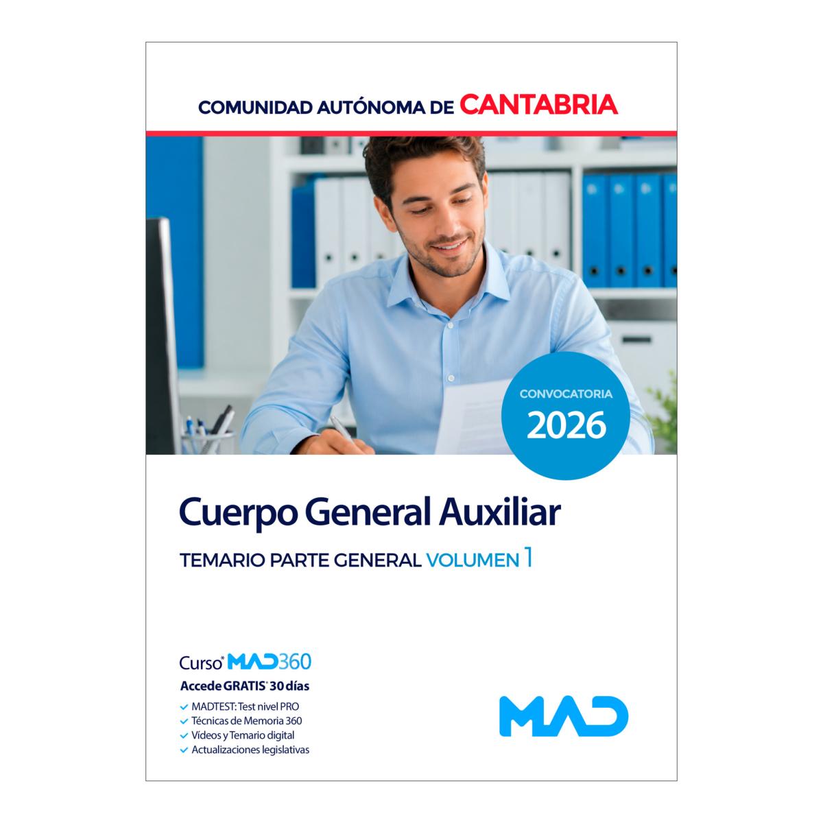 Cuerpo general auxiliar. temario parte g