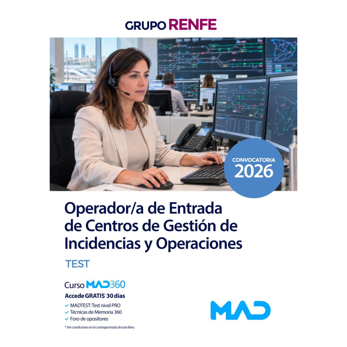 Operador-a de entrada de centros de gest