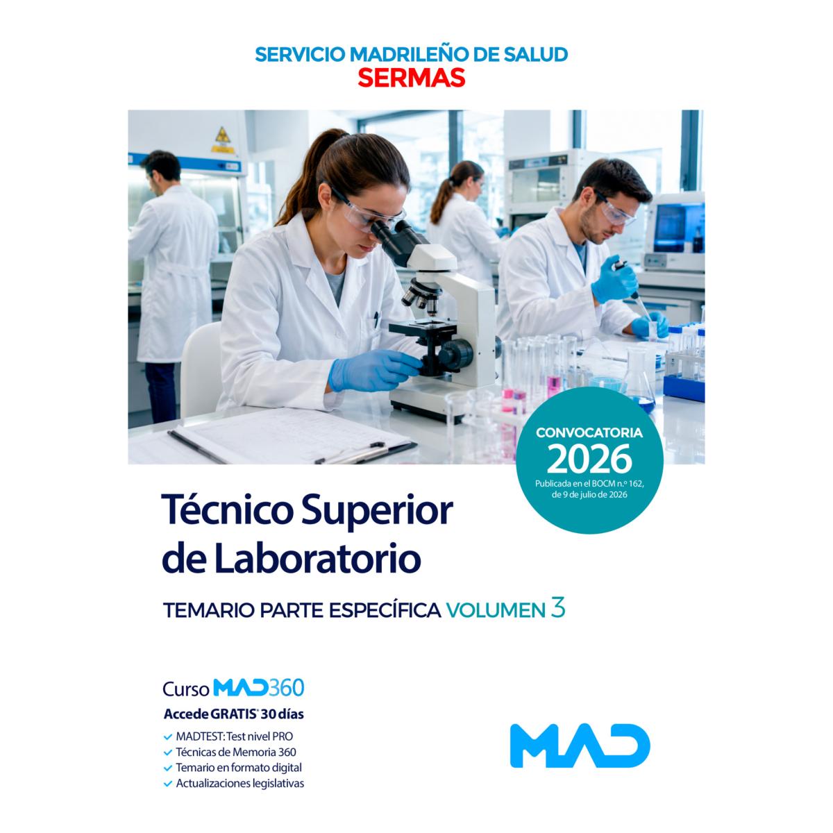 Tecnico superior de laboratorio. temario