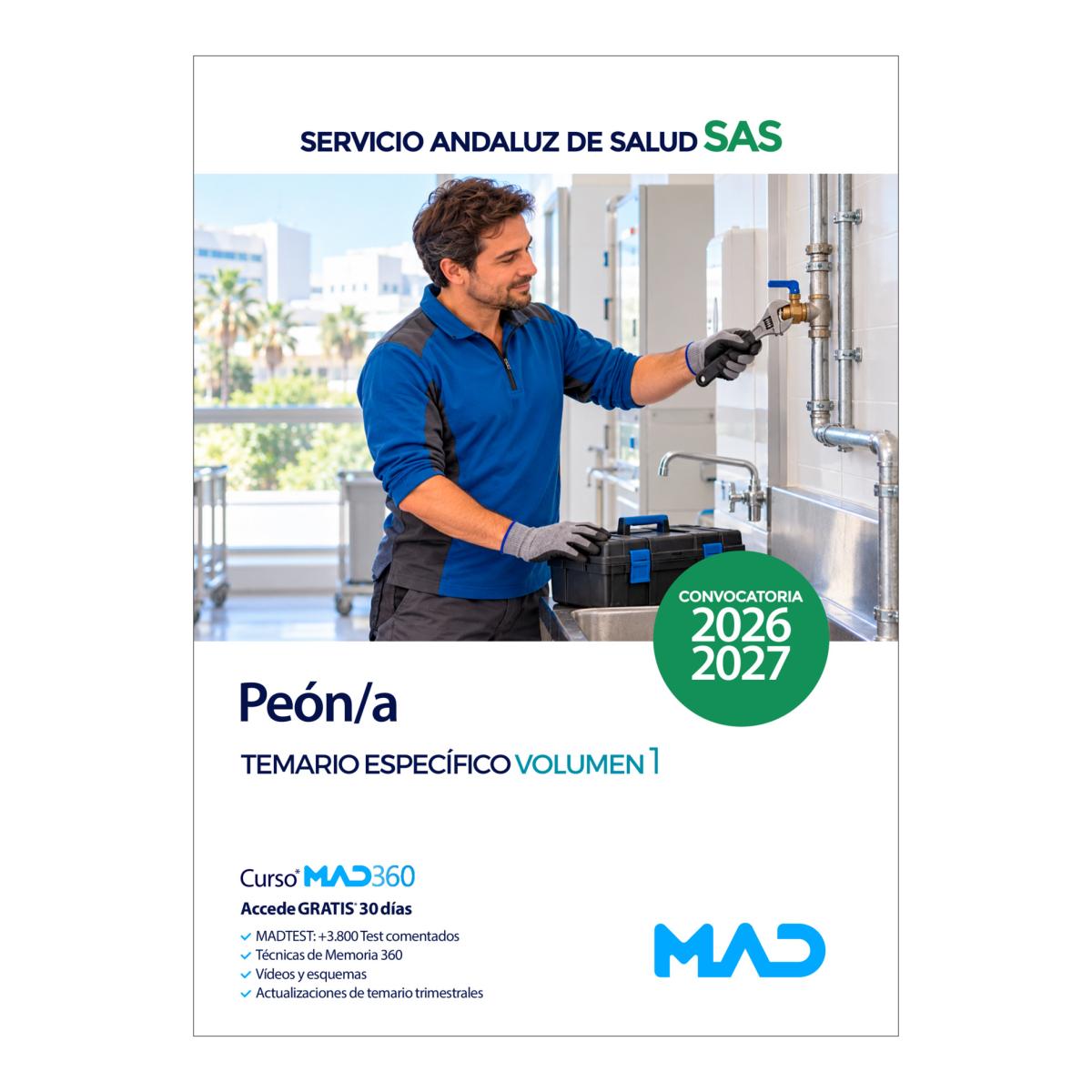 Peon-a. temario especifico volumen 1. se
