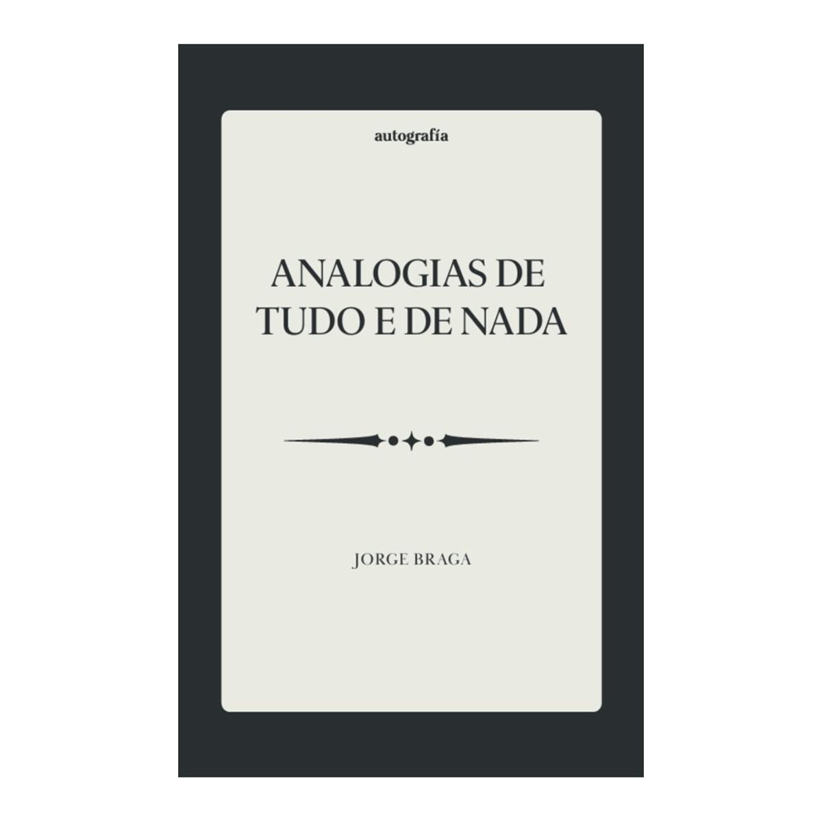 Analogias de tudo e de nada (Capa mole com abas) 1