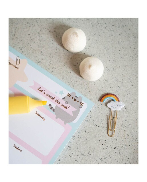 Bloc Planif. Semanal A4 Pusheen 21x29,8x1,3 Branco Branco / Verde-6