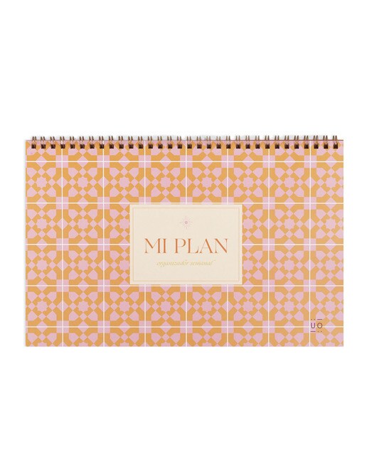 Organizador Semanal Ahora Laranja/Verde Multicolor-1