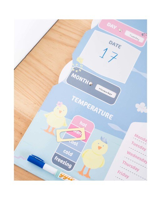 My First Calendar Eggie - Azul e Amarelo Azul / Amarelo-7