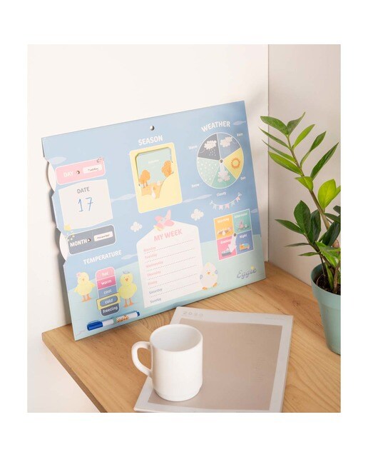 My First Calendar Eggie - Azul e Amarelo Azul / Amarelo-8