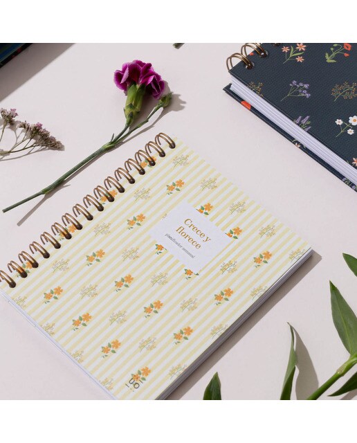 Mini Organizador Semanal 120 Páginas Crece y Florece Espanhol - 110x140 mm - Amarelo Multicolor-2