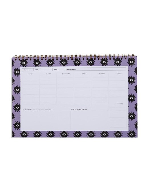 Organizador Semanal 60 Páginas Y que Pase lo que Tenga que Pasar Espanhol - 300x210 mm - Terracota Multicolor-5