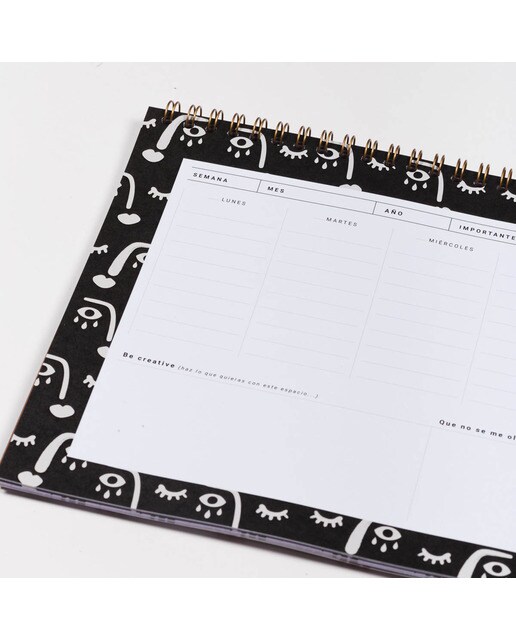 Organizador Semanal 60 Páginas Y que Pase lo que Tenga que Pasar Espanhol - 300x210 mm - Terracota Multicolor-8