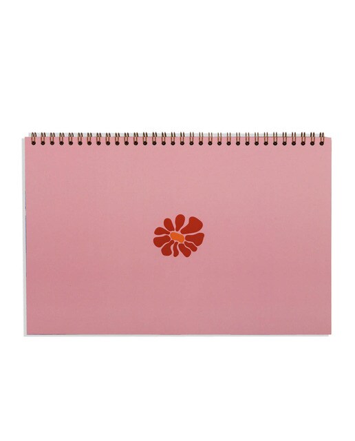Organizador Semanal 60 Páginas El Arte de Vivir Espanhol - 300x210 mm - Bordeaux Multicolor-3