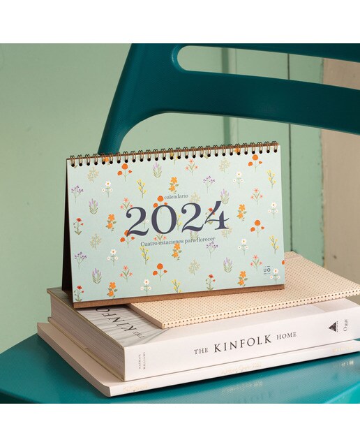 Calendário 2024 de Mesa Cuatro Estaciones para Florecer Espanhol 150x240 mm - Multicolor Multicolor-2