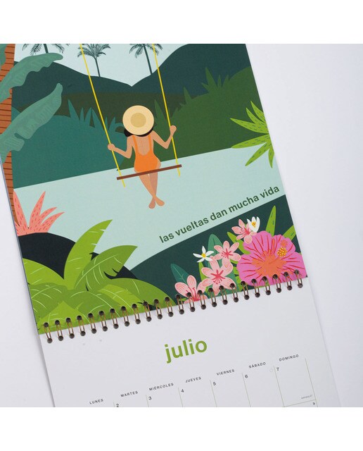 Calendário 2024 de Parede Y que Pase lo que Tenga que Pasar Espanhol - 300x210 mm - Multicolor Multicolor-6