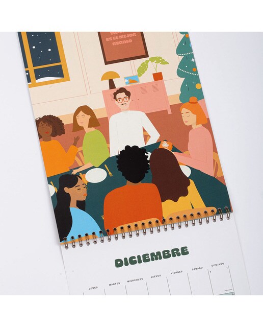 Calendário 2024 de Parede Y que Pase lo que Tenga que Pasar Espanhol - 300x210 mm - Multicolor Multicolor-14