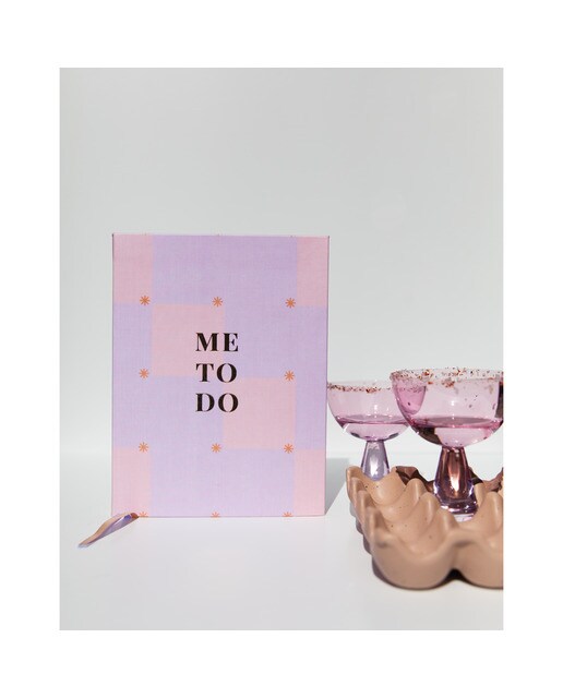 Planificador ME TO-DO  VELVET  de BALAMODA Lilás / Rosa-2