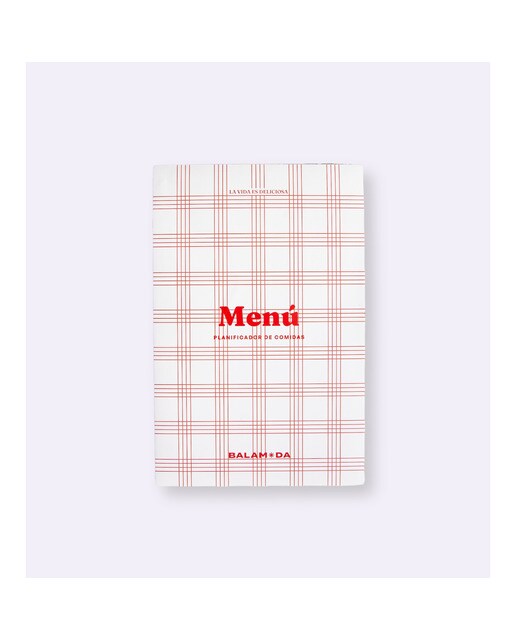Menu semanal vermelho de  Balamoda Vermelho / Branco-1