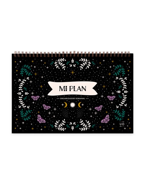 Imagem 0 de Organizador semanal 60 páginas 300x210 mm Místico UO multicolor espanhol