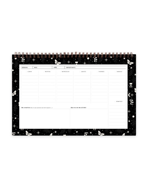 Organizador semanal 60 páginas 300x210 mm Místico UO multicolor español Multicolor-3