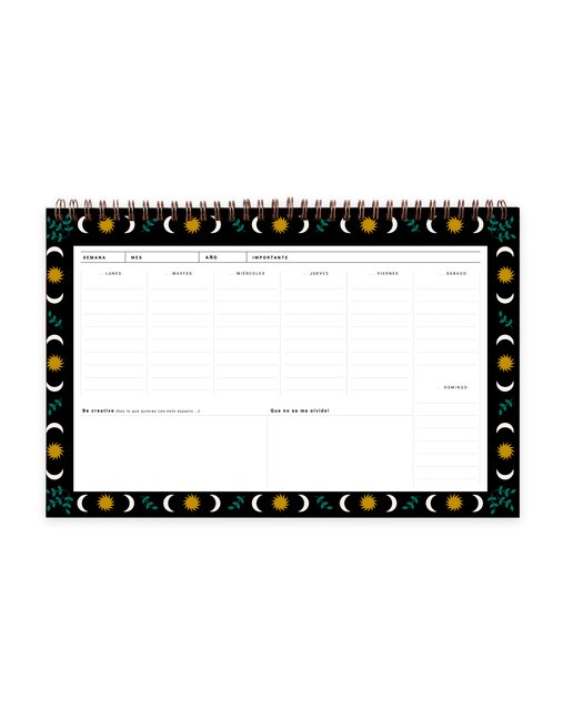 Organizador semanal 60 páginas 300x210 mm Místico UO multicolor español Multicolor-5