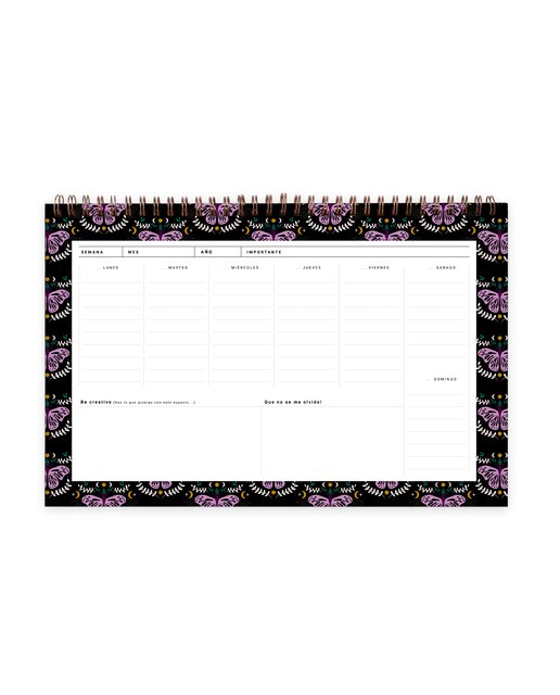 Organizador semanal 60 páginas 300x210 mm Místico UO multicolor español Multicolor-7