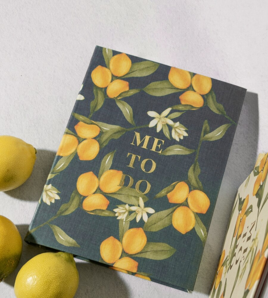 Planificador ME TO-DO Limoncello Balamoda  verde floresta e amarelo 2