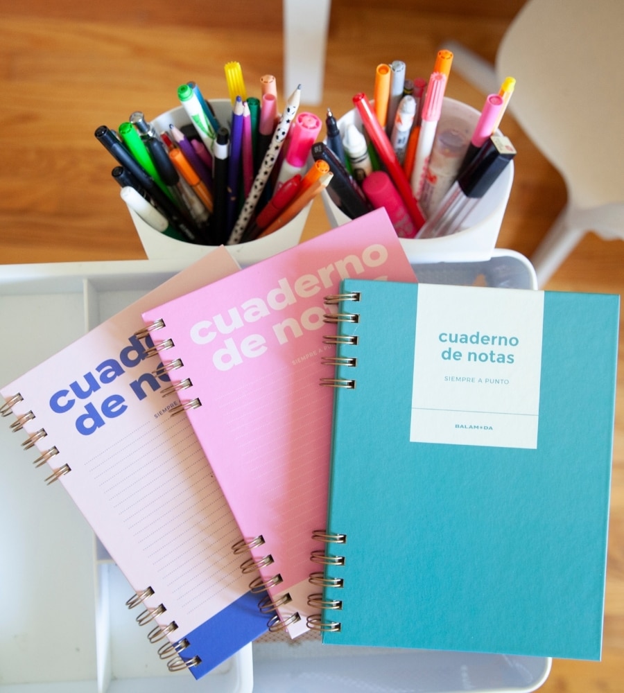 Caderno de notas Balamoda verde 4