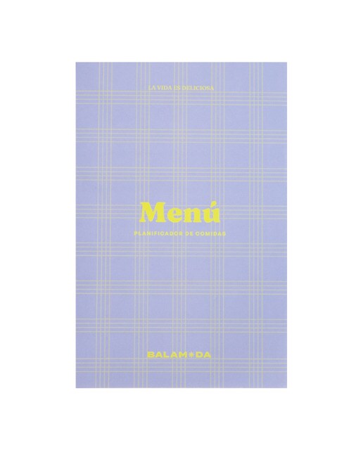 Imagem 0 de Menu semanal azul e amarelo balamoda