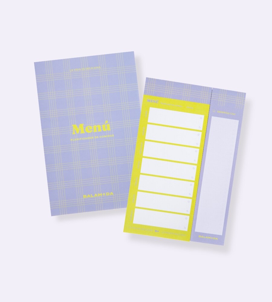 Menu semanal azul e amarelo balamoda 5