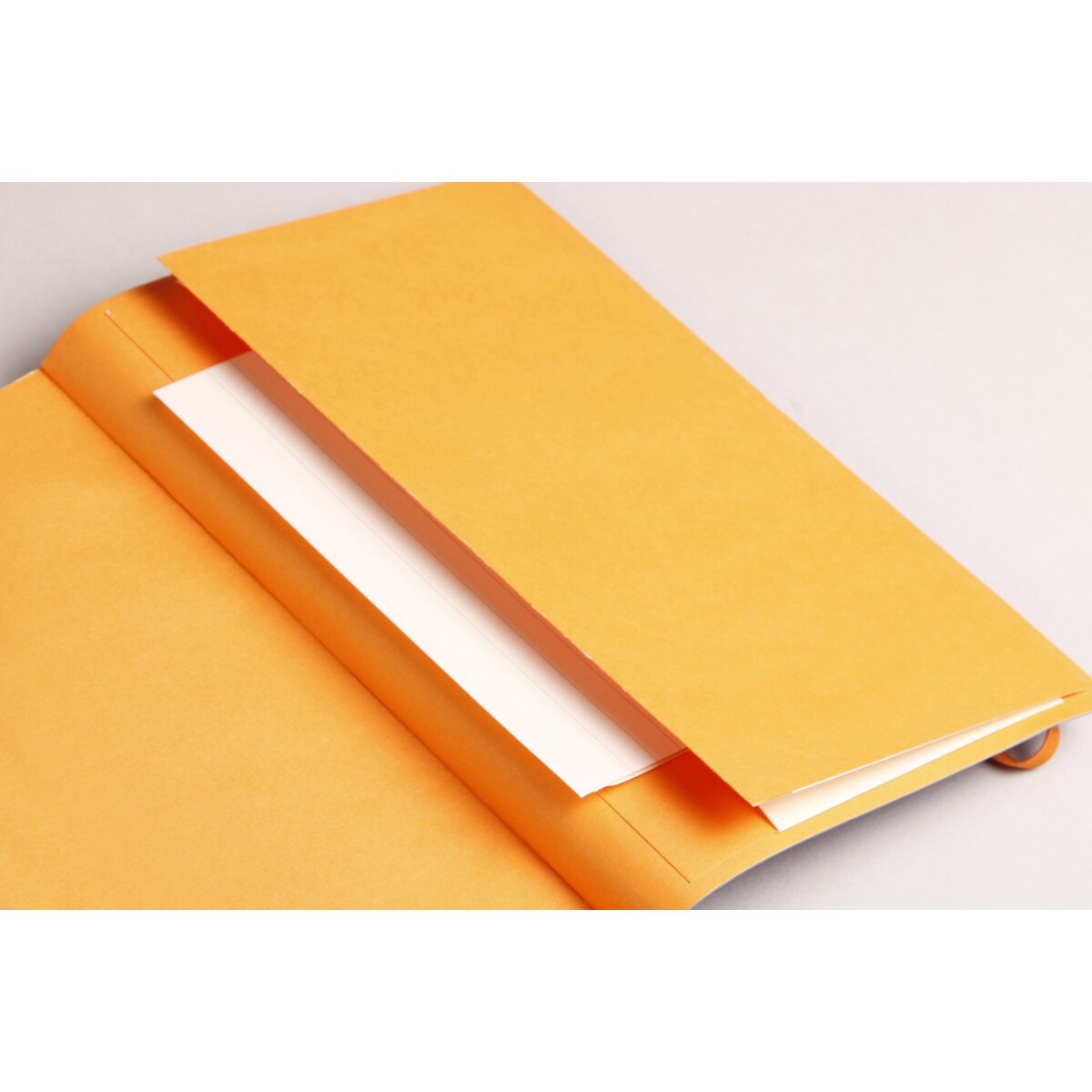 Caderno flexível em pele sintética Soft Dot A5 Rhodia prateada Prateado-3