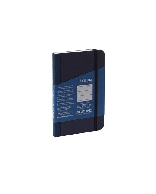 Bloco de Linhas Tecido Ecoqua Plus 9 x 14 - Azul-Escuro Azul-escuro-1