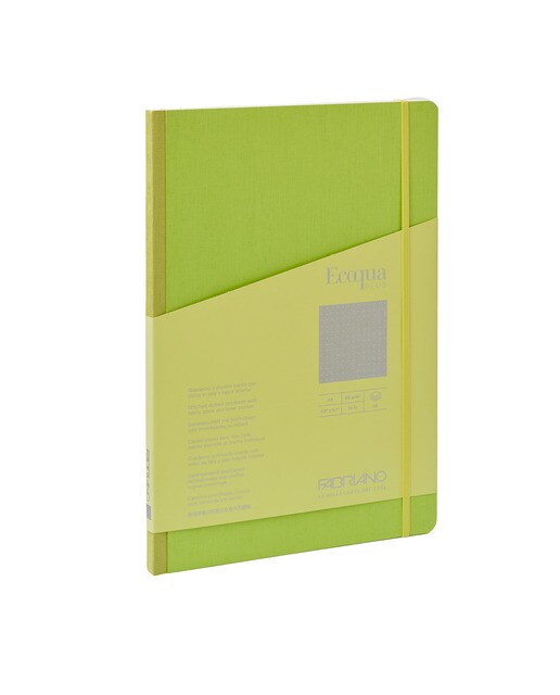 Bloco A4 Pontilhado Tecido Ecoqua Plus - Verde Lima-1