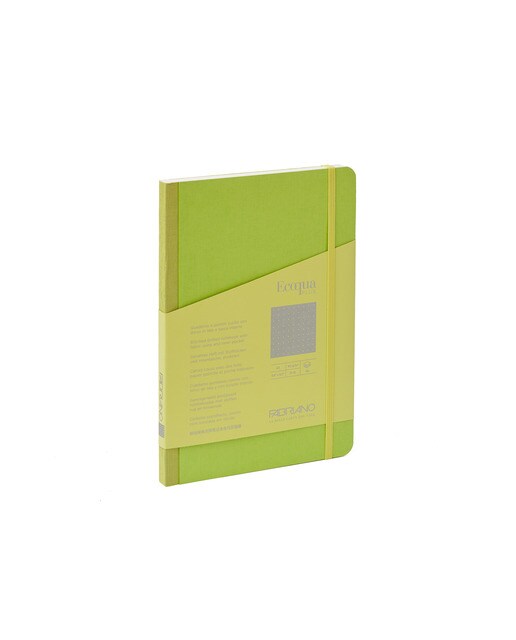 Bloco A5 Pontilhado Tecido Ecoqua Plus - Verde Lima-1
