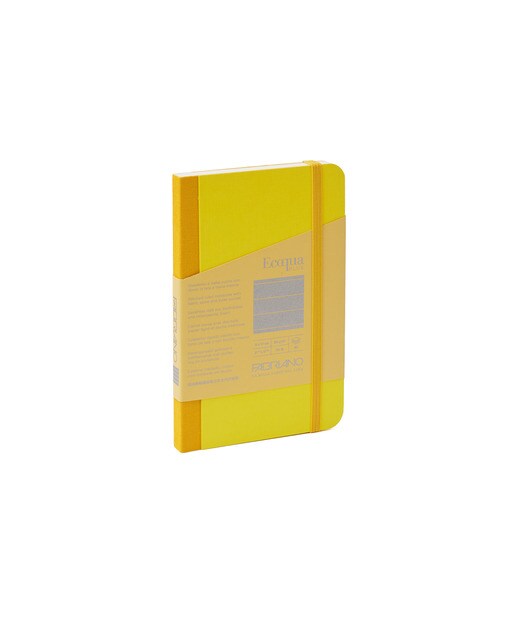 Bloco de Linhas Tecido Ecoqua Plus 9 x 14 - Amarelo Amarelo-1