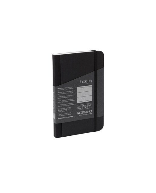 Bloco de Linhas Tecido Ecoqua Plus 9 x 14 - Preto Preto-1