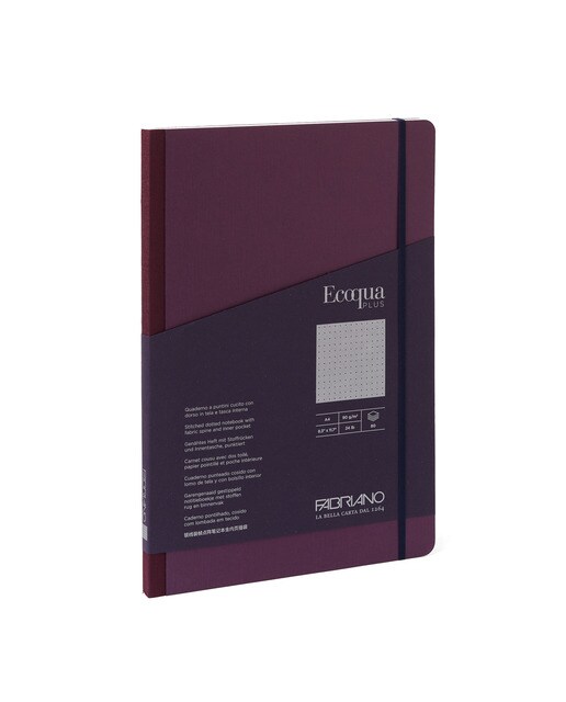 Bloco A4 Pontilhado Tecido Ecoqua Plus - Roxo Roxo-1