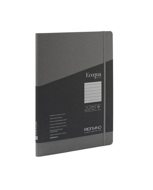 Bloco A4 de Linhas de Espiral Oculta Ecoqua Plus - Antracite Antracite-1