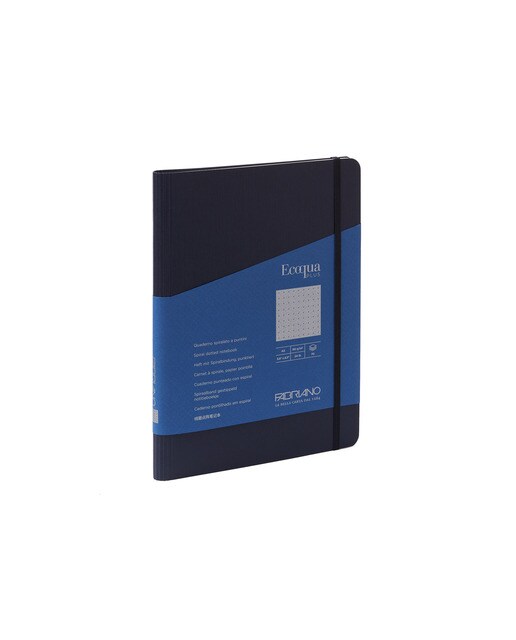 Bloco A5 Pontilhado de Espiral Oculta Ecoqua Plus - Azul-Escuro Azul-escuro-1