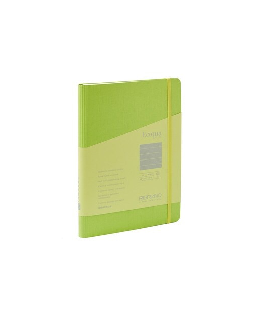 Bloco A5 de Linhas de Espiral Oculta Ecoqua Plus - Verde Lima-1