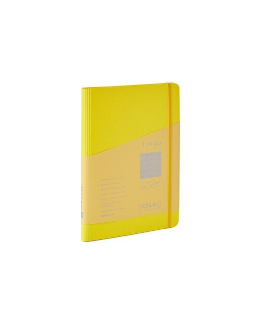Bloco A5 de Linhas de Espiral Oculta Ecoqua Plus - Amarelo Amarelo-1