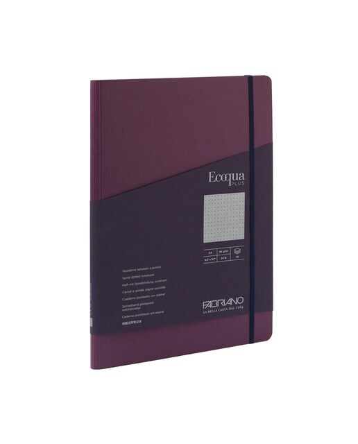 Bloco A4 Pontilhado de Espiral Oculta Ecoqua Plus - Roxo Roxo-1