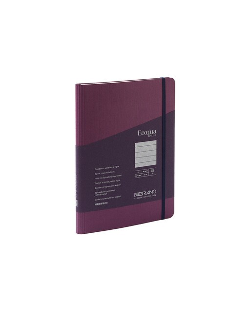 Bloco A5 de Linhas de Espiral Oculta Ecoqua Plus - Roxo Roxo-1