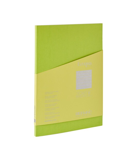 Bloco A4 de Linhas Colado Ecoqua Plus - Verde Lima-1