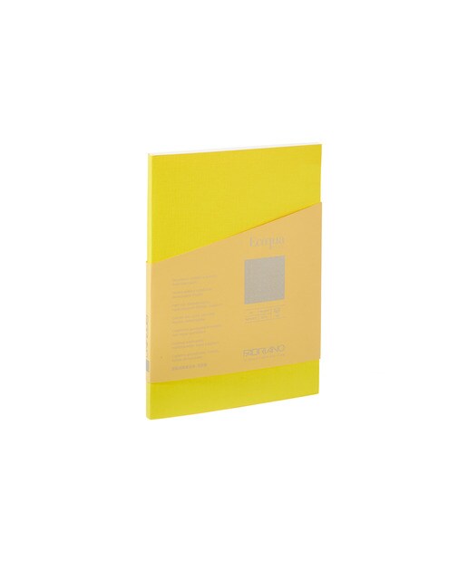 Bloco A5 Pontilhado Colado Ecoqua Plus - Amarelo Amarelo-1