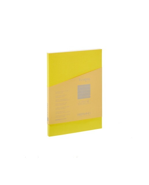 Bloco A5 de Linhas Colado Ecoqua Plus - Amarelo Amarelo-1