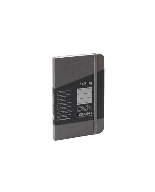 Bloco A4 de Linhas Cosido Ecoqua Plus - Antracite Antracite-1