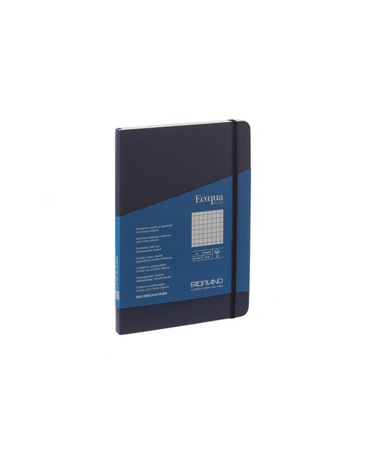 Bloco A5 Gráfico Cosido Ecoqua Plus 5 mm - Azul-Escuro Azul-escuro-1