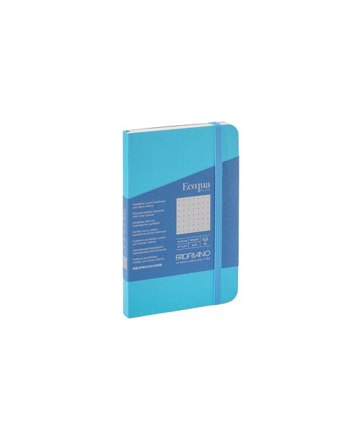 Bloco Pontilhado Cosido Ecoqua Plus 9 x 14 - Azul Turquesa Turquesa-1