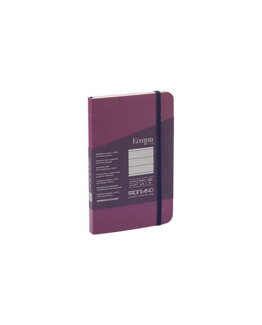Caderno 9x14 Pautado Cosido Ecoqua Plus - Roxo Roxo-1