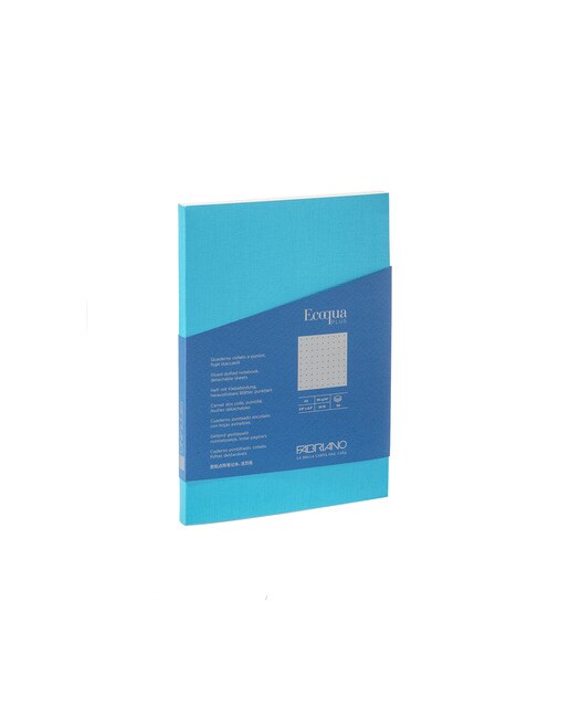 Caderno A5 Pontos Colado Ecoqua Plus - Turquesa Turquesa-1