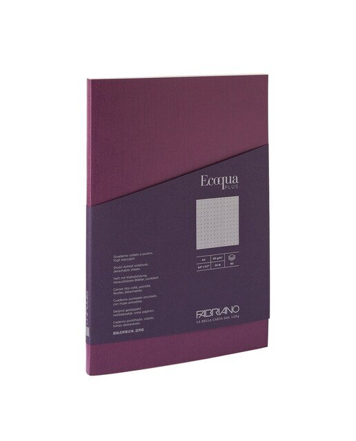 Caderno A4 Pontos Colado Ecoqua Plus - Roxo Roxo-1
