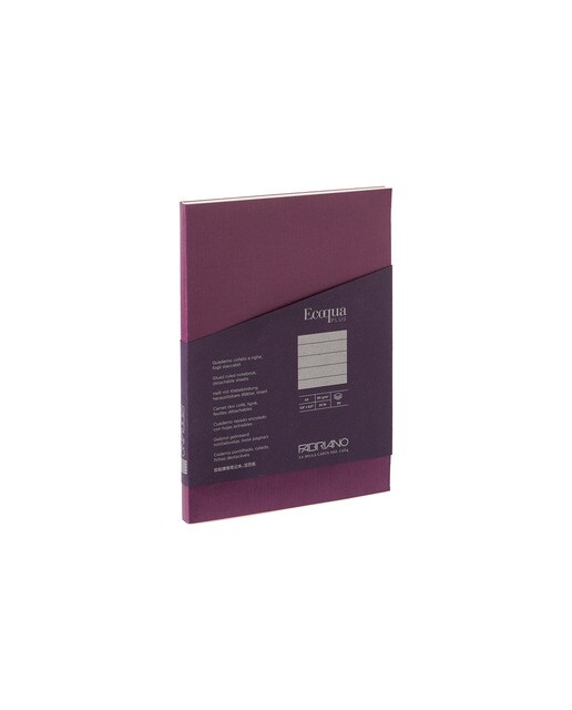 Bloco A5 de Linhas Colado Ecoqua Plus - Roxo Roxo-1