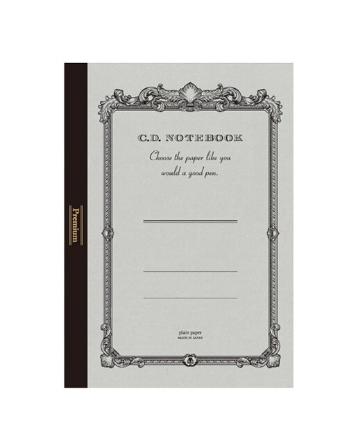 Caderno Premium CD A5 Papel Liso - Prateado Prata-2